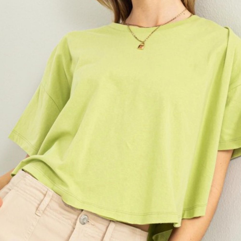Oversized Crop Top